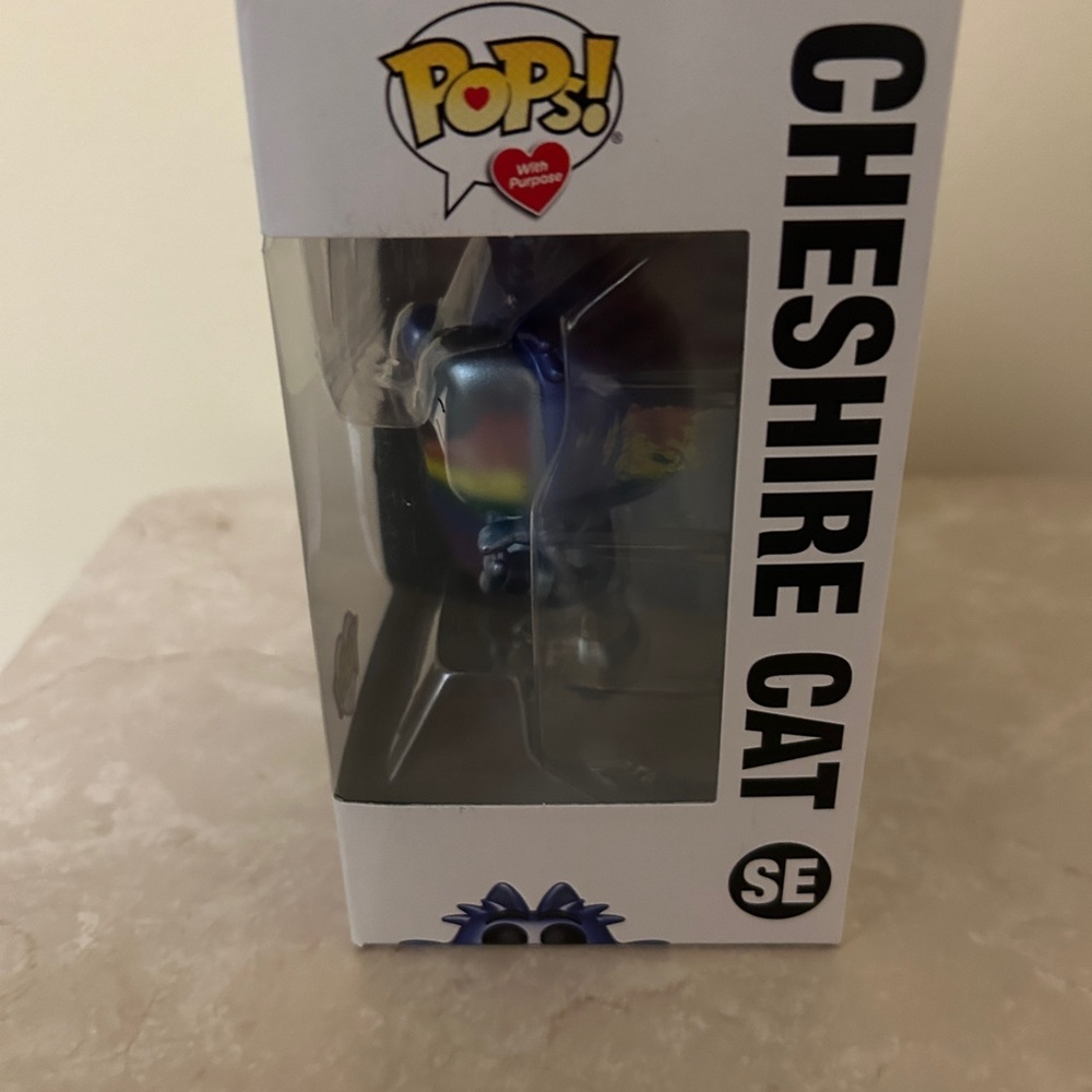 Disney Alice in Wonderland Make a Wish Metallic Blue Cheshire Cat Funko Pop NWOT - Picture 5 of 6